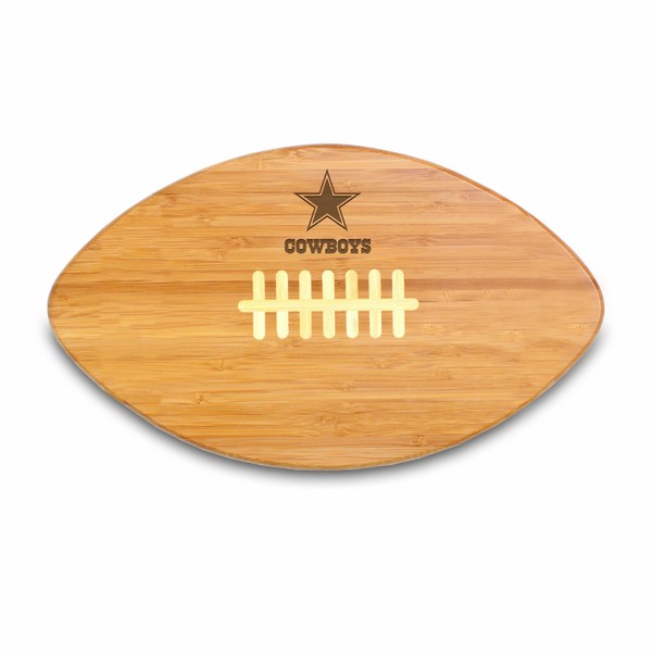 PICNIC TIME Dallas Cowboys Bamboo Touchdown Cutting Board