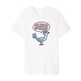 Oh, Hello First Graders Cute Pigeon 1st Grade Teacher Premium T-Shirt