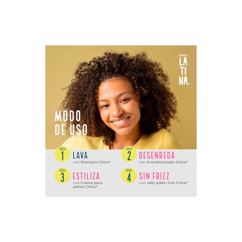 LATINA Shampoo - CHICA Shampoo Sin Sulfatos y Parabenos Belleza