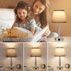 Kakanuo Touch Table Lamp for Bedroom, Small Bedside Lamp with