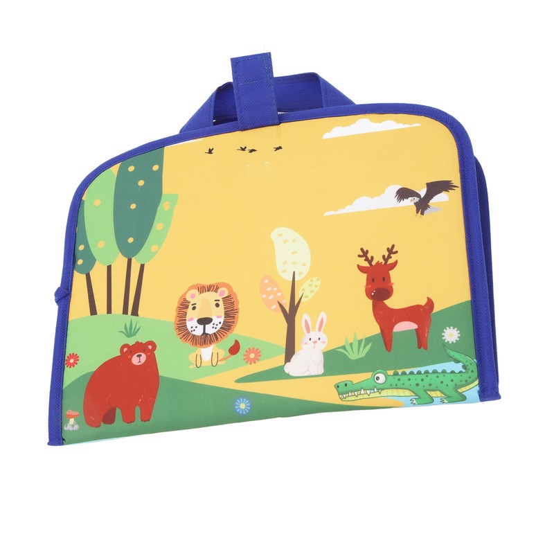 Kids Water Painting Board Portable Handle Reusable Mess Free Educational