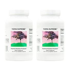 Supreme Nutrition Thera Supreme, Pure Herbal Combination Vegetarian Capsules (130 Count (Pack of 2))