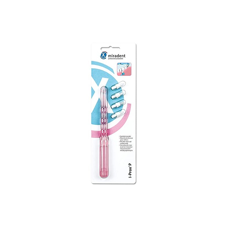 MIRADENT Pointed Brush Kit I-Prox P Tra.Pink 1H.4B. Pack of