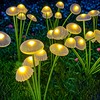 Solar Mushroom Garden Lights for Outdoor Decor – Dual Mode