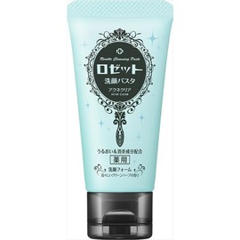 Rosette Facial Cleansing Pasta, Acne Clear, Mini, Facial Cleansing/Cleansing, Made in Japan, 1.1 oz (30 g), Set of 2, Easy Size, For Travel, Business Trip
