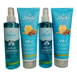 2kits Hielo Mineral Crema Vrc Shelo Nabel Regalo Aloe Vera Mentol Eucalipto