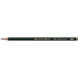 Faber-Castell b-9000 – 3B – Blister Pack with 1 Graphite Pencil Castell 9000, Graduation 3B