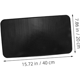 ULTECHNOVO Almohadilla Antideslizante Grande de PU para Panel del Tablero del Vehículo, Accesorios para Auto Diseño Antideslizante y Alta Resistencia al Calor, Adecuado para Uso en Coche