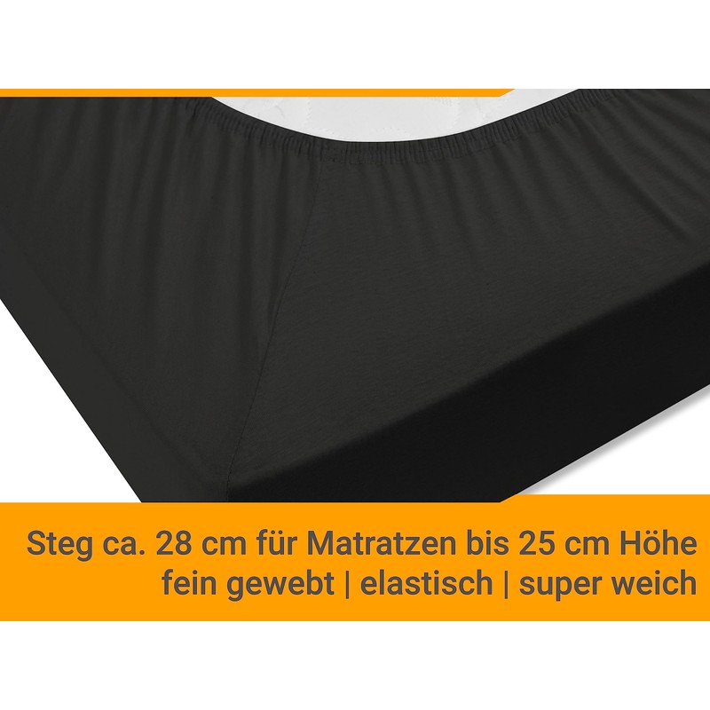 Classic Jersey Fitted Sheet Available In 34 Colours and 6