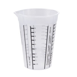 keeeper Messbecher für kleine Mengen, Mit Innenkegel, 250 ml, Mario, Transparent/Schwarz