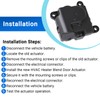 HVAC Heater Blend Door Actuator Fits for 1999-2002 Dodge Ram