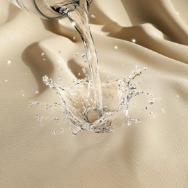 ColourTree Outdoor Curtains for Patio, Waterproof Blackout Outside Curtains Premium Weatherproof Privacy Curtains for Porch Pergola Deck Backyard, 54W x 84L inch, Brown, 1 Panel