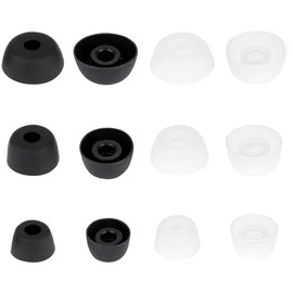 Replacement Soft Silicone Earbuds Tips Compatible with Jabra Elite 65t Headphone,6 Pairs Ear Tips Compatible with Jabra Elite 75t 65t Headphone, S M L