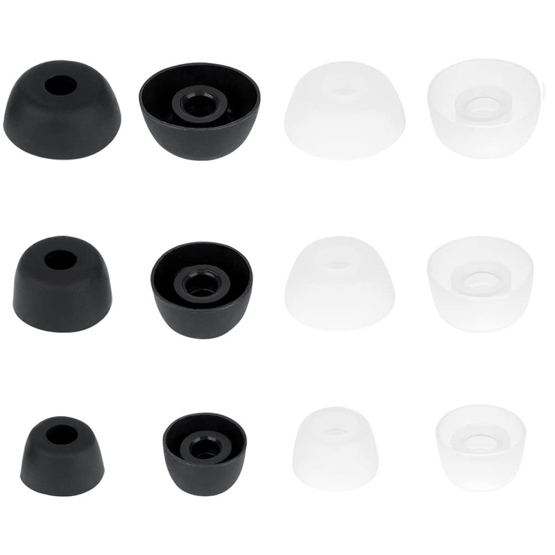 Replacement Soft Silicone Earbuds Tips Compatible with Jabra Elite 65t