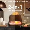 SALKING 2-in-1 Himalayan Salt Lamp Diffuser, Cool Mist Humidifier, Aromatherapy