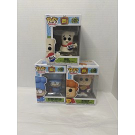 Funko Pop! Television: Schoolhouse Rock Set #1417 Bill #1418 Conductor#1419 Bill