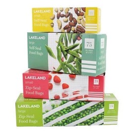 75 Lakeland Self-Seal Food Storage Bags 16.5 x 15cm