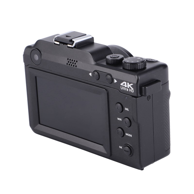 Wifi Digital Camera Dual Lens Front Rear 4K 64MP Portable