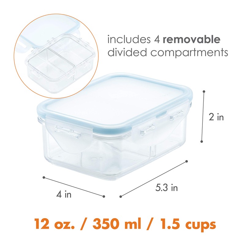 LOCK & LOCK Purely Better Tritan Container/Rectangle Food Storage Bin,