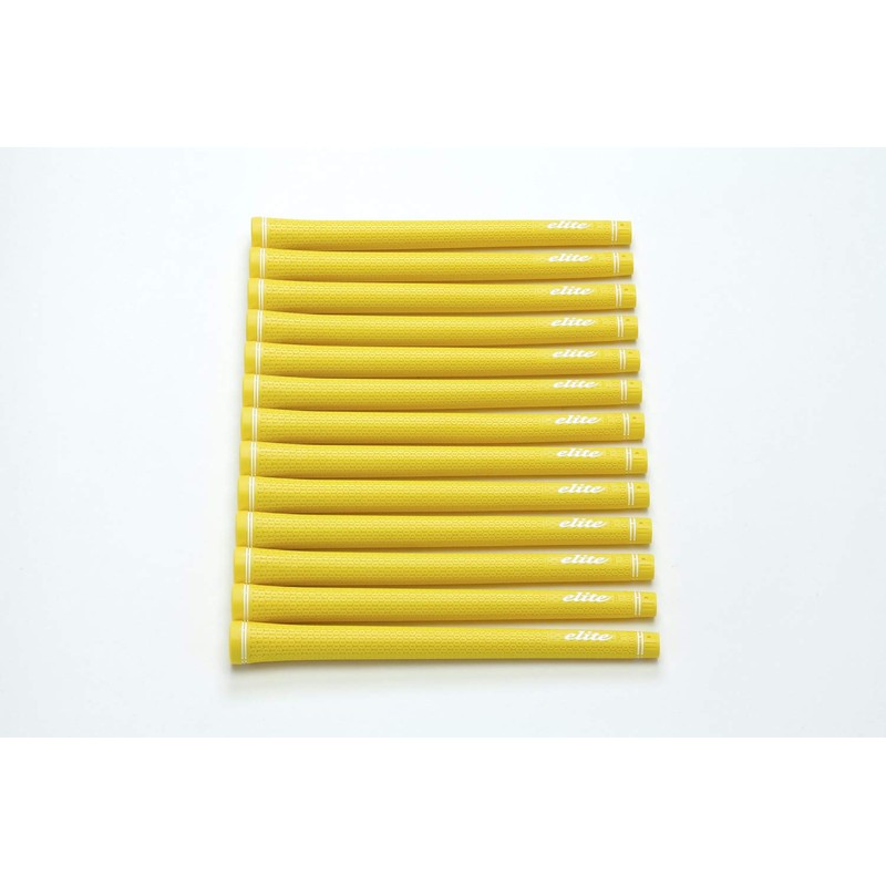 elitegrips TD50 Soft Golf Grips, Set of 13, Acid Yellow,