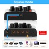 Portable Mini Stereo 4 Channel Line Mixer Headphone Monitoring for