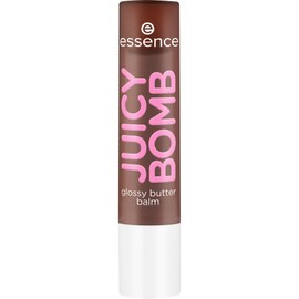 essence Juicy Bomb Glossy Butter Balm, No. 05, Brown, Natural, Shiny, Radiant Fresh, Vegan, Paraben-Free, Microplastic Particles, Nanoparticles Free, Pack of 3 (3 x 2.5 g)