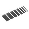8pcs Leather Blades Different Sizes Steel Scraper with Storage Box