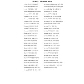 Tusk Billet Aluminum Gas Cap Red Machined - Fits: Yamaha RAPTOR 700 2006-2019