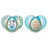 Tommee Tippee 2 Fashion Pacifiers 6-18 Months Boy - 2
