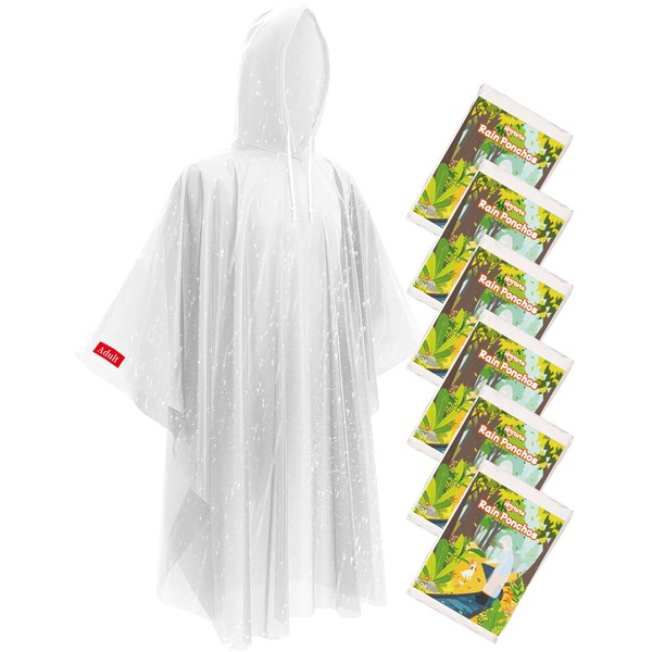 Hitituto Disposable Rain Ponchos - Extra Long Waterproof Emergency Poncho