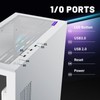 Raidmax i801 Tempered Glass Aqua View Case - Corner Structure-Free