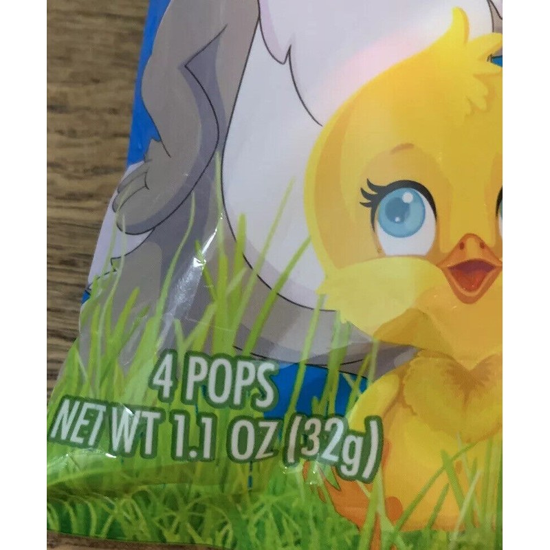 Imaginings Easter Candy Selfie Lip Pops Lollipops 1ea 4 Pk
