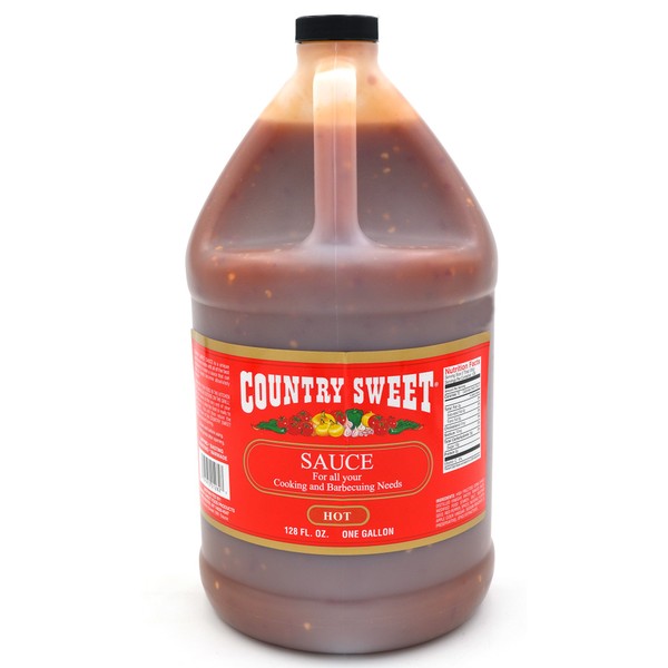 Country Sweet Sauce - Premium Cooking and Finishing Sauce (Hot, 1 Gallon/128 ounces)