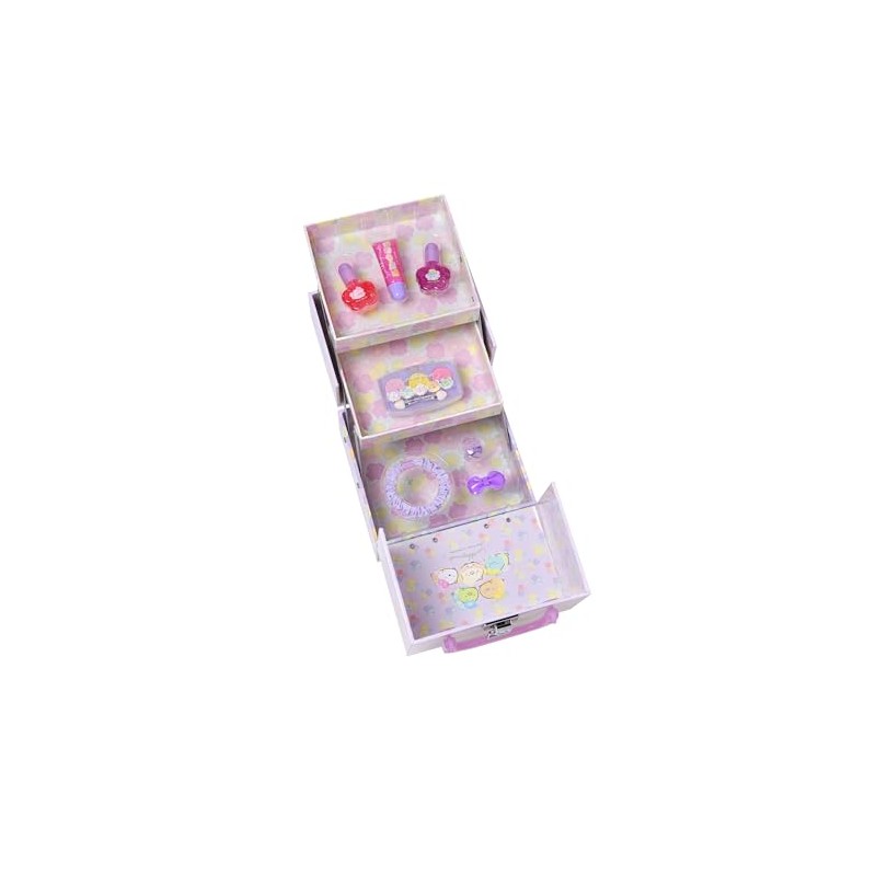 Race 231035 Sumikko Gurashi Mini Vanity Makeup Box, Purple, 6