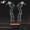 A-Premium 2 x Front Outer Tie Rod Ends, Compatible with