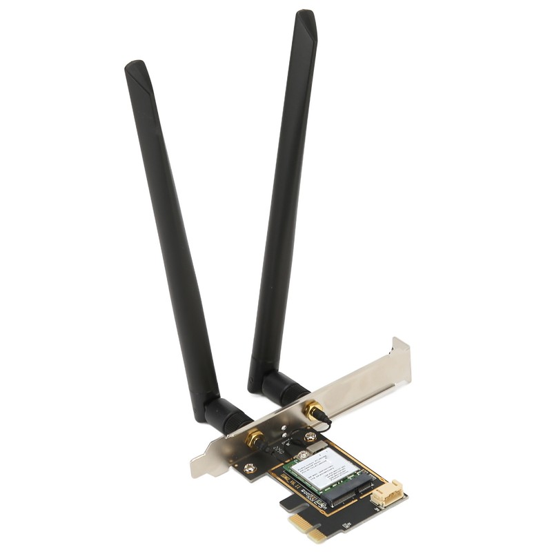 PCIe Network Card 1800Mbps BT5.2 2.4G/5Ghz Dual Antenna MU MIMO