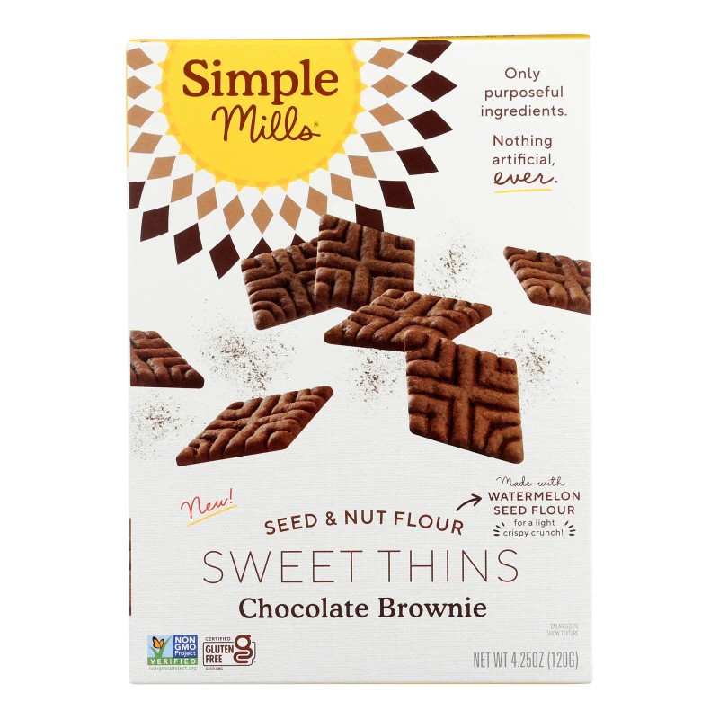 UD_Simple Mills Case of 6-Sweet Thins 4.25 oz Delicious Chocolate