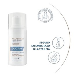 DUCRAY Melascreen Contorno de Ojos Antimanchas, Ilumina y corrige ojeras, manchas y arrugas, 15ml