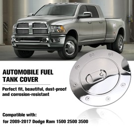 Tapa de depósito de combustible triple cromada para Dodge Ram 1500 2500 3500 2009-2017