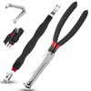 SecureElastic Electrical Disconnect Pliers 37960, Electrical Connector Separator 13120, 8in