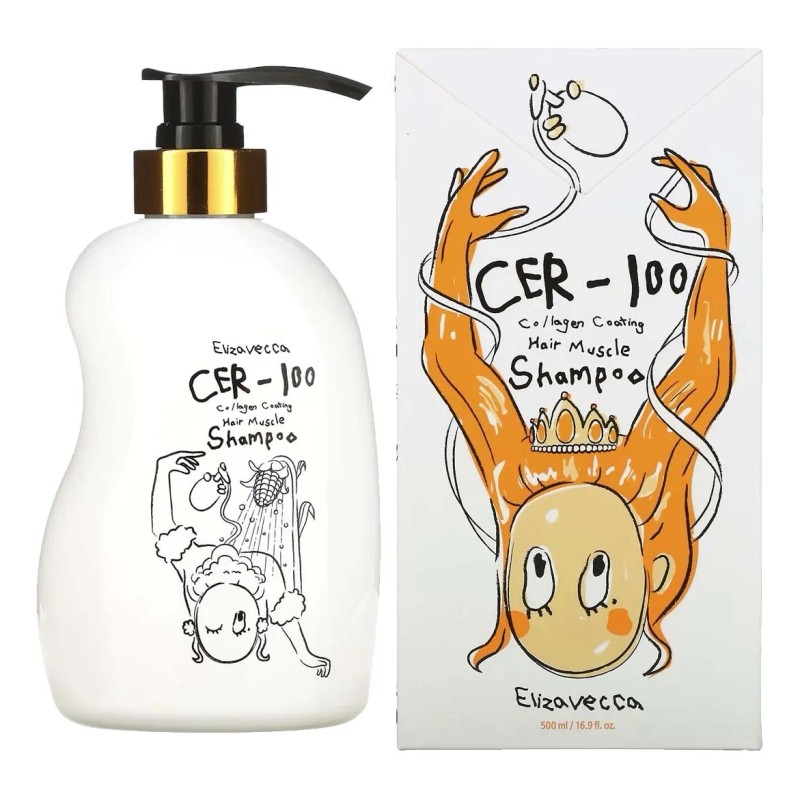 Elizavecca Cer-100 Collagen Coating Hair A+ Muscle Shampoo