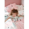Vertbaudet Girls' Bedding Set Unicorns Soft Pink 140 x 200