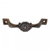 Unbranded Horseshoe Star Handle Copper Concho Door Drawer Pull Cast