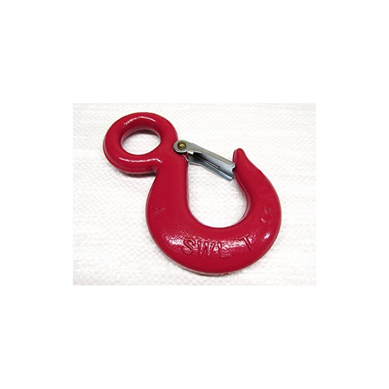1 Ton Large Eye Hook with Safety Catch (Alloy Steel