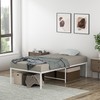 LUSIMO Twin Bed Frame with Storage Heavy Duty 18 Inch