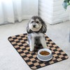 Dog Food Mats for Floors Waterproof, Pet Water Bowl Mats