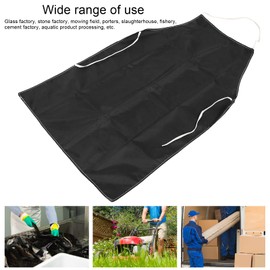 Sonew Work Safety Apron Four Stage Cut Resistant Waterproof Work Insurance Apron Puncture Proof Wear Resistant Safety Apron, black