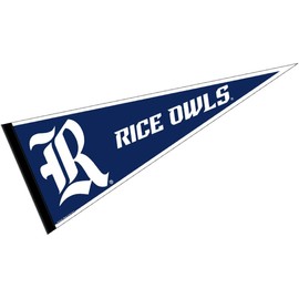 College Flags & Banners Co. Rice University Pennant Full Size Felt