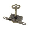 Jiozermi 2 Pack Mini Locks with Skeleton Key, Full Mortise