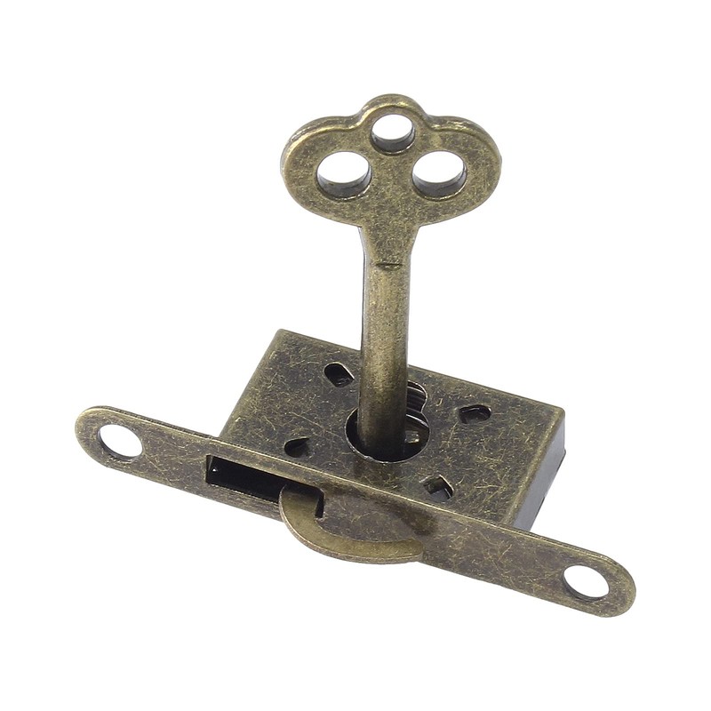 Jiozermi 2 Pack Mini Locks with Skeleton Key, Full Mortise